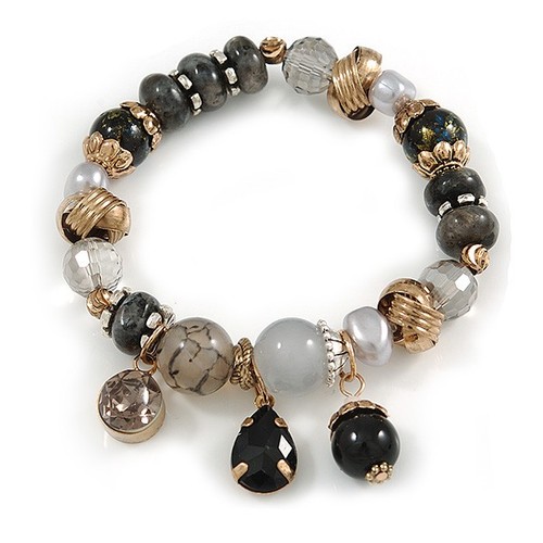 Trendy glass and - glass, semiprecious