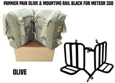 PANNIER PAIR OLIVE & MOUNTING