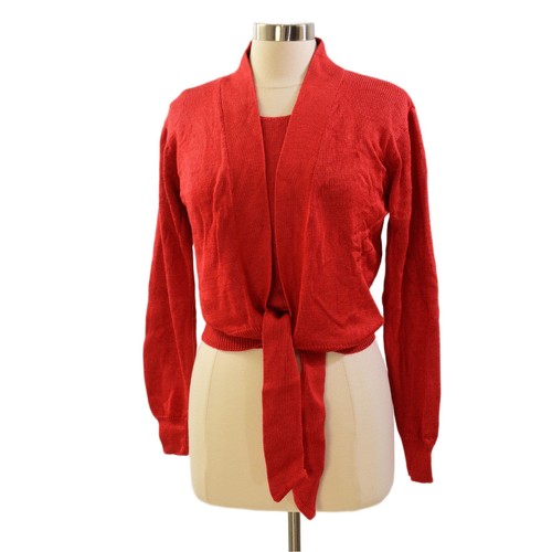 Set maglione maglia rosso