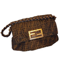FENDI ORIGINAL  ZUCCA CANVAS LOGO BAG .  NO DEFECTS OR WEAR CA . USED LITTLE