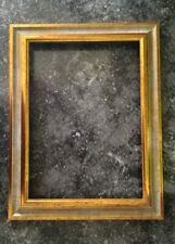 Cornice di legno 50x60 lavorazione foglia oro gola argento antico