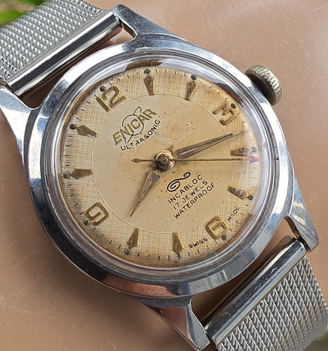 Orologio uomo vintage enicar - orologio,