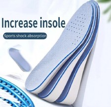 COPPIA SOLETTE SOLETTA ALZATACCO MORBIDE 3,5 CM UOMO DONNA UNISEX  TRASPIRANTE