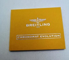 Breitling CHRONOMAT EVOLUTION MANUALE ANLEITUNG MANUAL INSTRUCTIONS Instruciones
