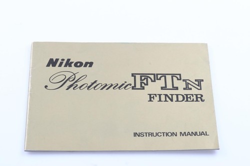 Nikon photomic ftn - nikon,