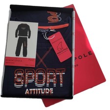 NORTH POLE Pigiama Uomo Invernale PIU12 Manica Lunga in Caldo Cotone