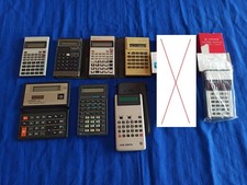 Lotto X8 Calcolatrici Vintage