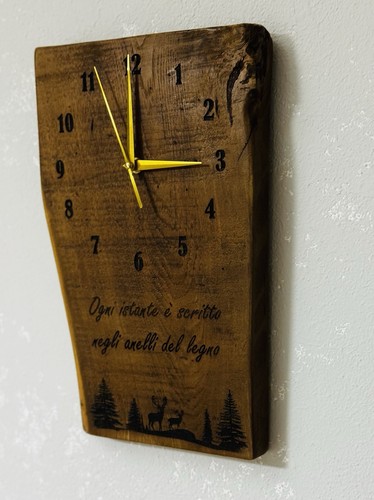 Orologio parete artigianale - orologio,