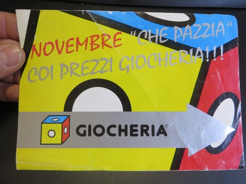 Listino prezzi giocheria - ",