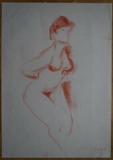 Disegno Sanguigna Nudo