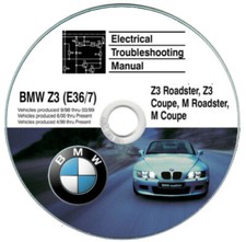 Bmw Z3 (E36/7) E.T.M. Electric Troubleshooting Manual - Schemi elettrici su cd