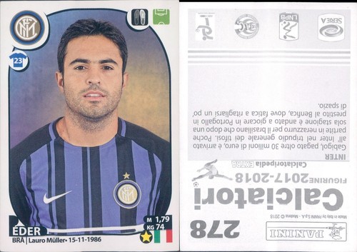 Calciatori panini 2017 - panini, 2017-18