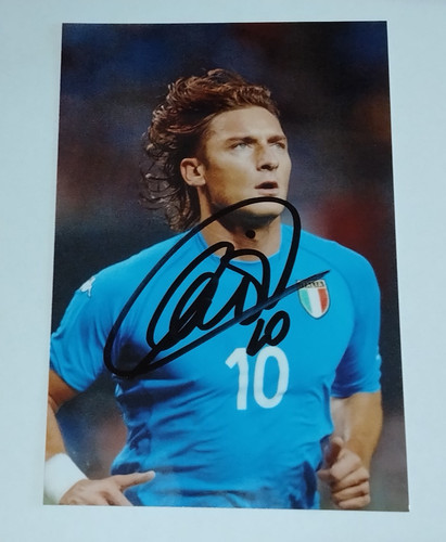Autografo francesco totti foto - totti,