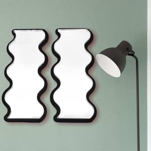 Coppia specchi mosaico con - di,