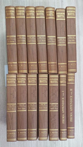 Enciclopedia motta 12 voll - -,