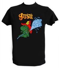 T shirt Grisù Uomo Bambino DraghettoPompiere Maglietta Cartoni Animati Anni 80