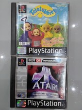 Lotto 2 Giochi PS1 - Atari Anniversay/Play The Teletubbies Completi PAL ????