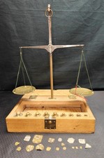 Antica Bilancia Italiana Di Precisione - Smontabile - Epoca Inizio Del '900