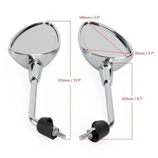 Rearview Mirrors 8mm For
