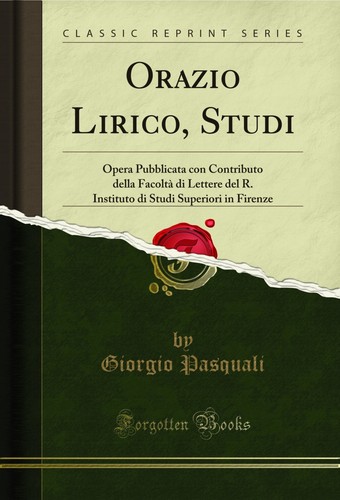 Orazio lirico studi classic - lirico,,