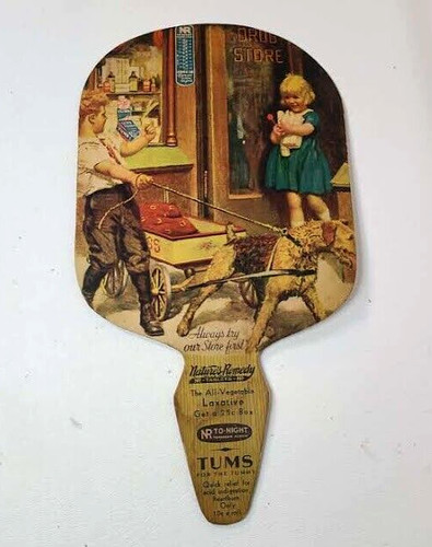 Ventilatore pubblicitario tums - pubblicitario,