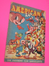 Album figurine AMERICAN ZOO ediz. Sagittario 1951 originale !!!