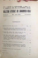BOLLETTINO UFFICIALE DEI CARABINIERI REALI DISPENSA 10ª 1940 DISTINTIVI-371cu
