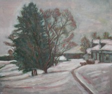 Dipinto a olio paesaggio