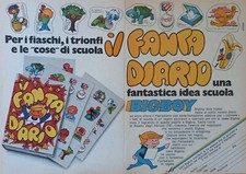 Pubblicità Advertising Werbung Italian Clipping 1975 FANTA DIARIO BIGBOY SCUOLA.
