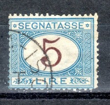 Kingdom 1870 tax marker - 5, lire