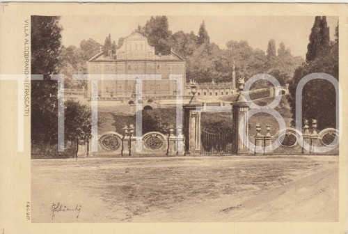 Frascati villa aldobrandini - villa,