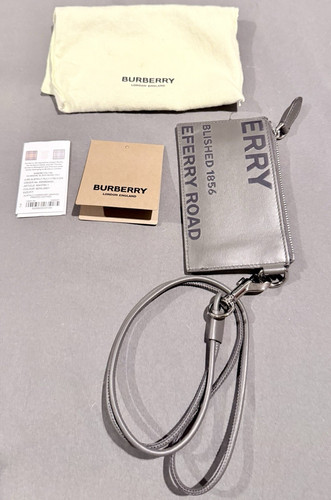Portafoglio burberry logo zip - portafoglio,