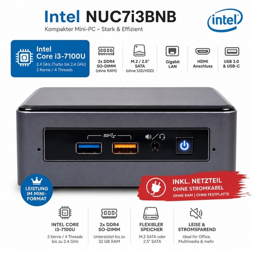 Intel nuc7i3bnb mini - intel,