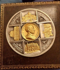 Papa Pio XII medaglia placca Anno Santo 1950