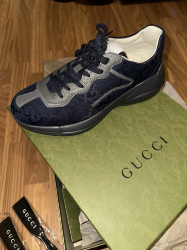 Sneakers gucci rython blu maxi - gucci,