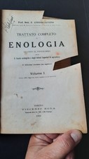 TRATTATO COMPLETO DI ENOLOGIA Sannino 1920 Vino Vite vinificazione