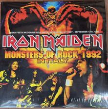 Iron Maiden - Monsters of Rock  1992 in Italy – DOPPIO 2 LP SEALED SIGILLATO RED