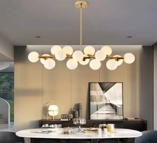 Lampadario 16 sfere vetro a