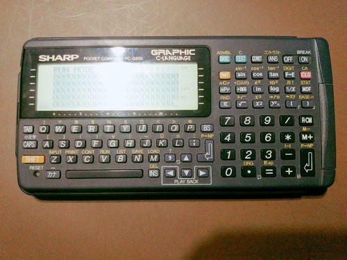 Sharp pocket computer - pocket, g850