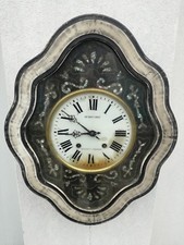 Orologio a pendolo da parete francese occhio di bue Durouchez Blangy sur Bresle