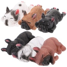  6 Pcs Statua Cane Bulldog