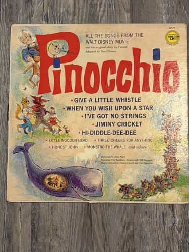Pinocchio golden records 77 - golden,
