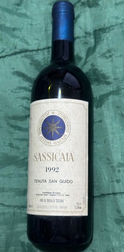 Sassicaia 1992 tenuta san - sassicaia,