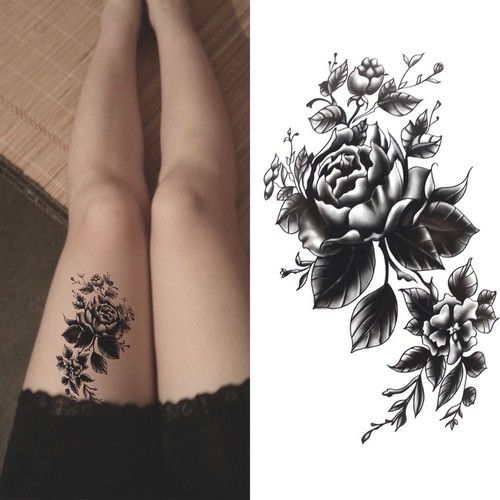 Tatuaggio temporaneo rose - temporaneo,