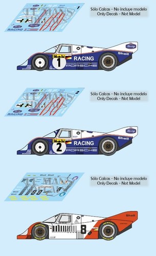 Decals porsche 956 nurburgring - 956,
