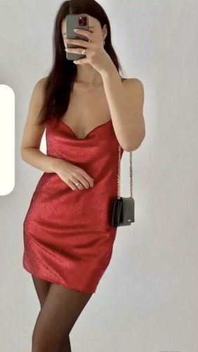 Zara mini abito rosso - abito,