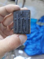 CLICHE' VECCHIA TIPOGRAFIA