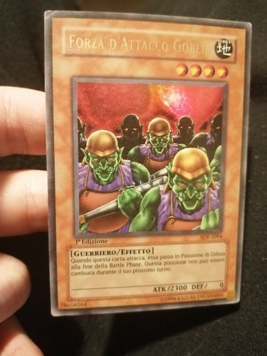 Carta yugioh forza attacco - carta,