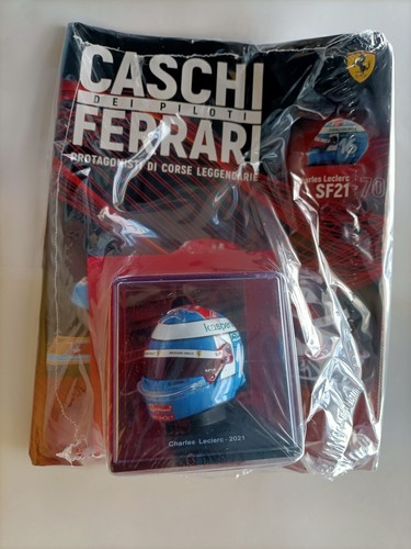 Leclerc caschi piloti ferrari - piloti,