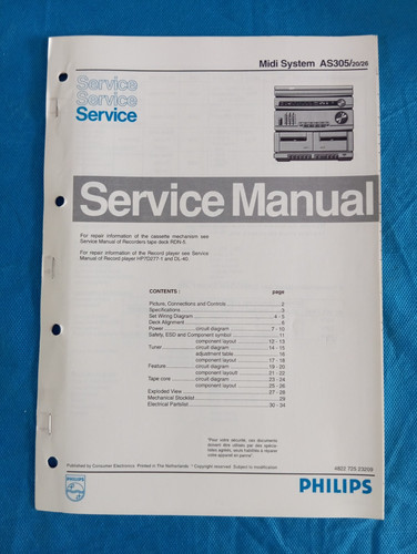 Philips as305 midi system - philips,